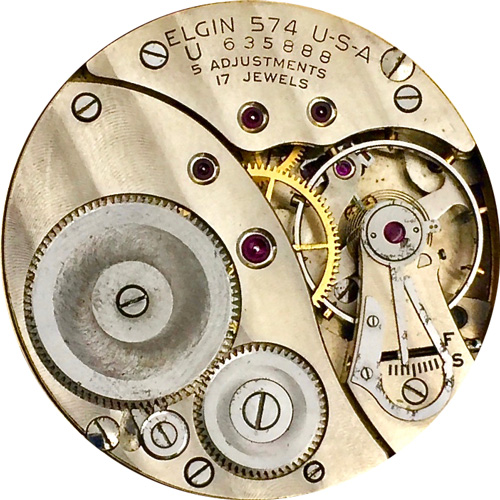 Elgin Pocket Watch Grade 574 #V570892