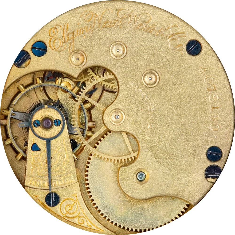 Elgin pocket watch deals serial number database