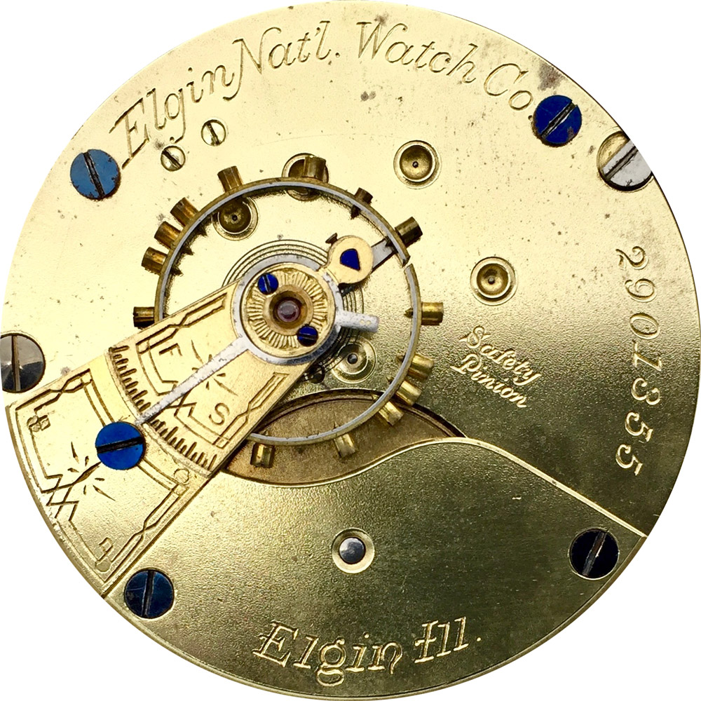 elgin pocket watch value by serial number