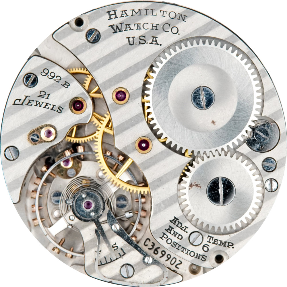 Hamilton Pocket Watch Grade 992B #C236542