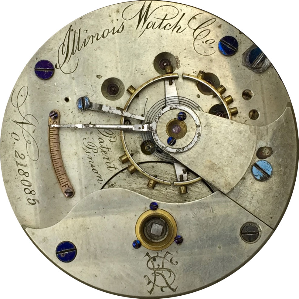 Illinois Pocket Watch Serial Number 234168 Grade 101