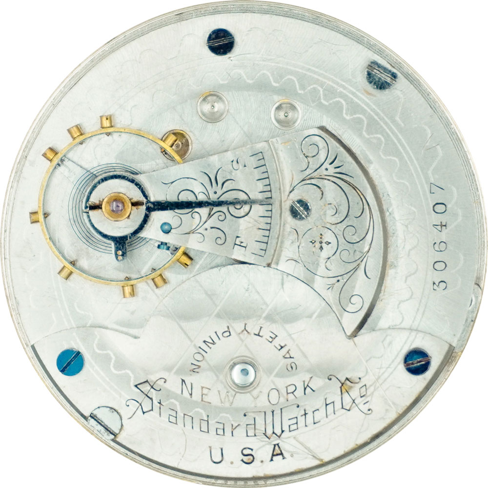 New York Standard Watch Co. Pocket Watch Grade 34 #132714