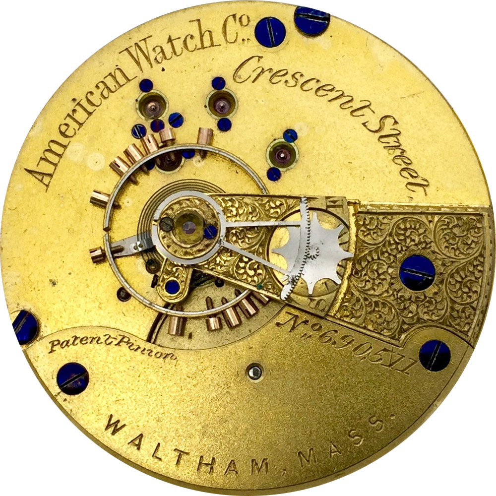 Waltham Grade Crescent St. Pocket Watch Movement