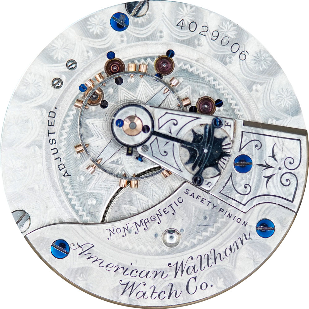 Waltham Pocket Watch: Serial Number 3815684 (Grade No. 25)