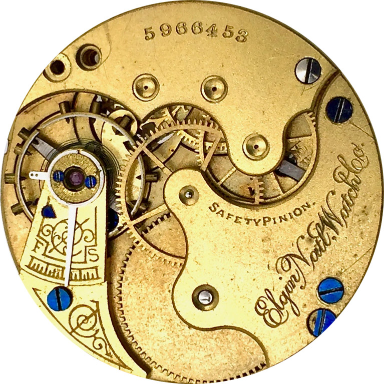 Elgin Pocket Watch Serial Number 4588663 Grade 117