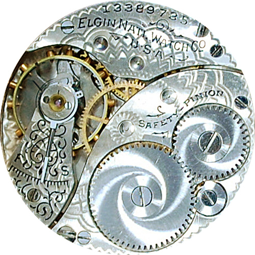 Elgin Grade 320 Pocket Watch Movement