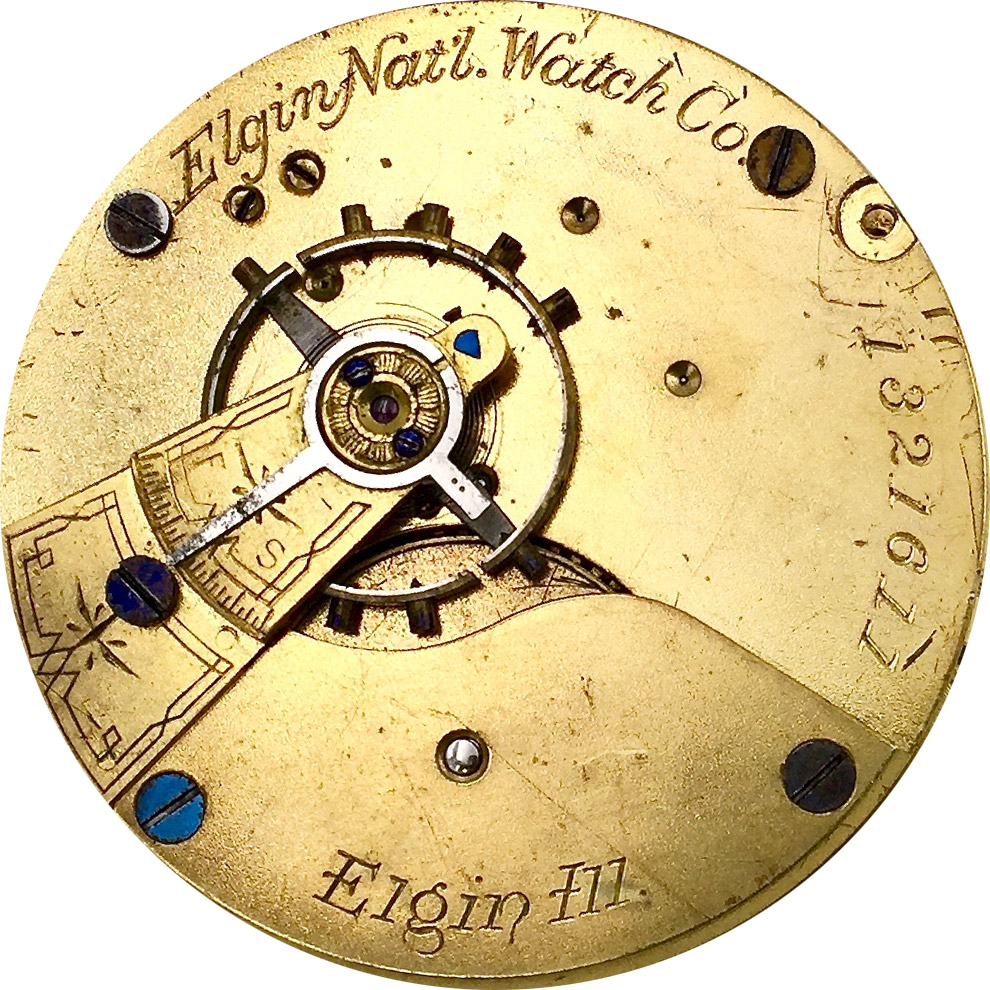 elgin pocket watch value by serial number