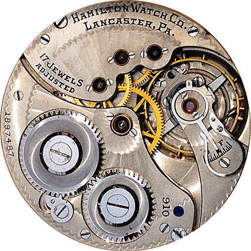 Hamilton Pocket Watch: Serial Number 1878130 (Grade 910)