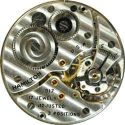 Hamilton Pocket Watch Grade 917 #X27812