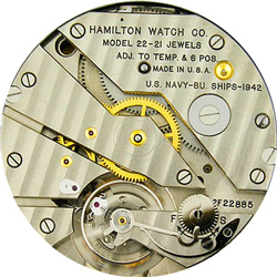 Hamilton Grade Model 22 Pocket Watch