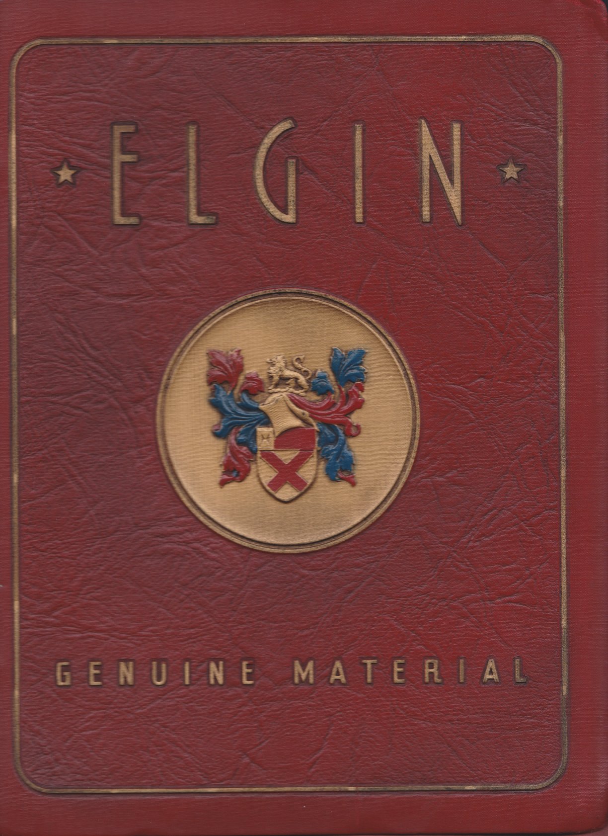 Elgin Genuine Material Catalog (c.1927) Cover Image