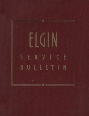Elgin 21/0 Size Movement: Grade 619 - Elgin Service Bulletin (c 
