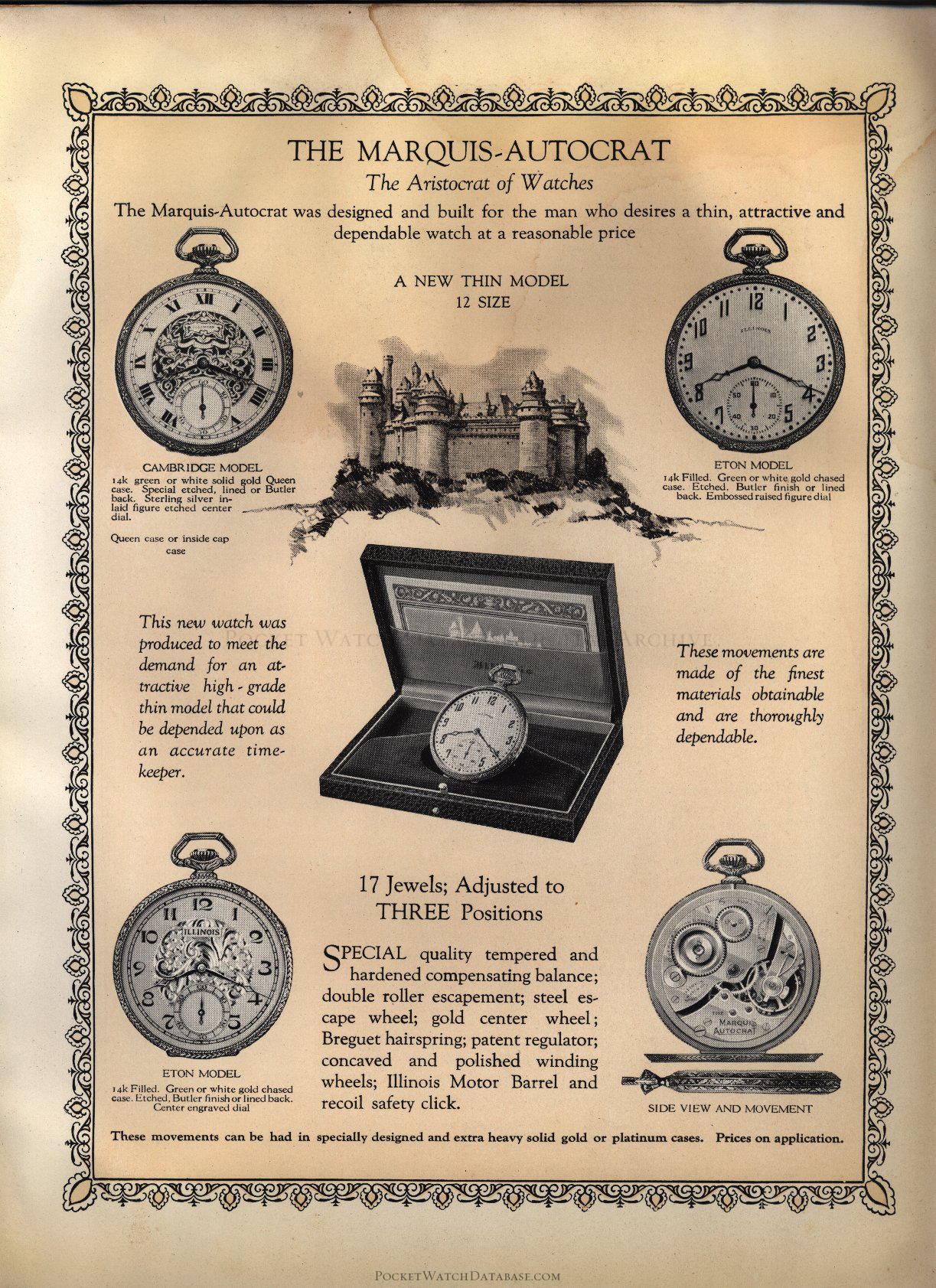 Illinois watch company on sale catalog