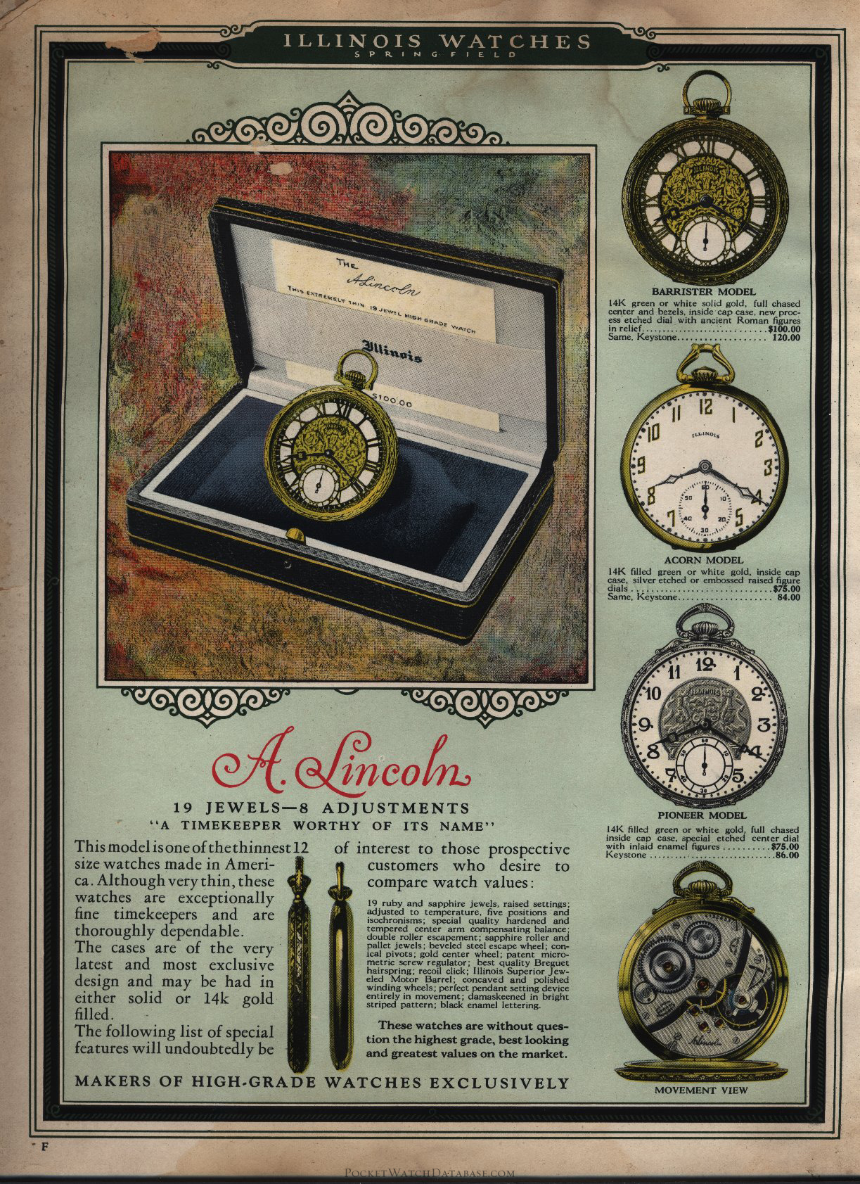 Illinois watch company catalog new arrivals