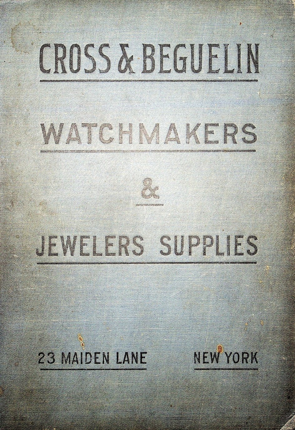 1910 Cross & Beguelin: Rockford Parts Material Catalog Cover Image