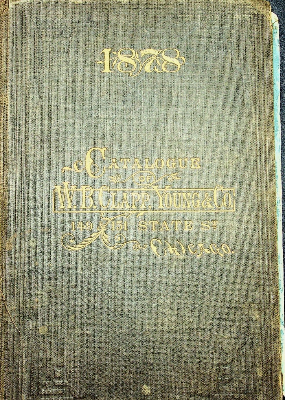 Catalogue of W.B. Clapp, Young & Co. (1878) [Hardcover] Cover Image